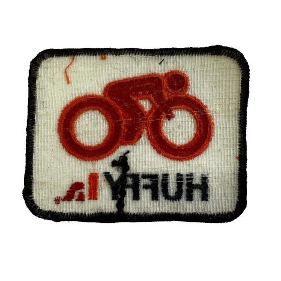 Vintage Rare Embroidered Huffy Bikes Patch - Picture 2 of 5